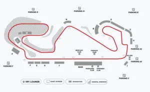 Spain F1 Circuit Map - Barcelona Catalunya